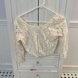 Forever 21 Lace Crop top